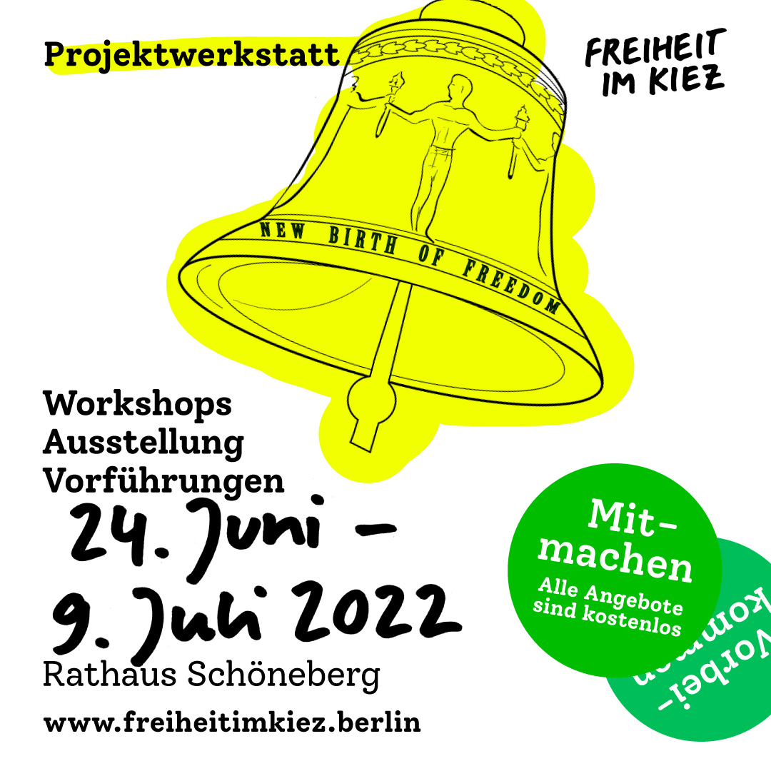 Einladung Projektwerkstatt Freiheit im Kiez