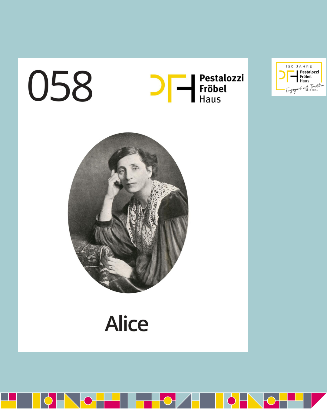 Türschild Alice