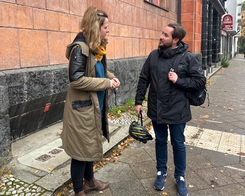 Kieztour mit Stadtrat für Jugend und Gesundheit, Simon Hertel